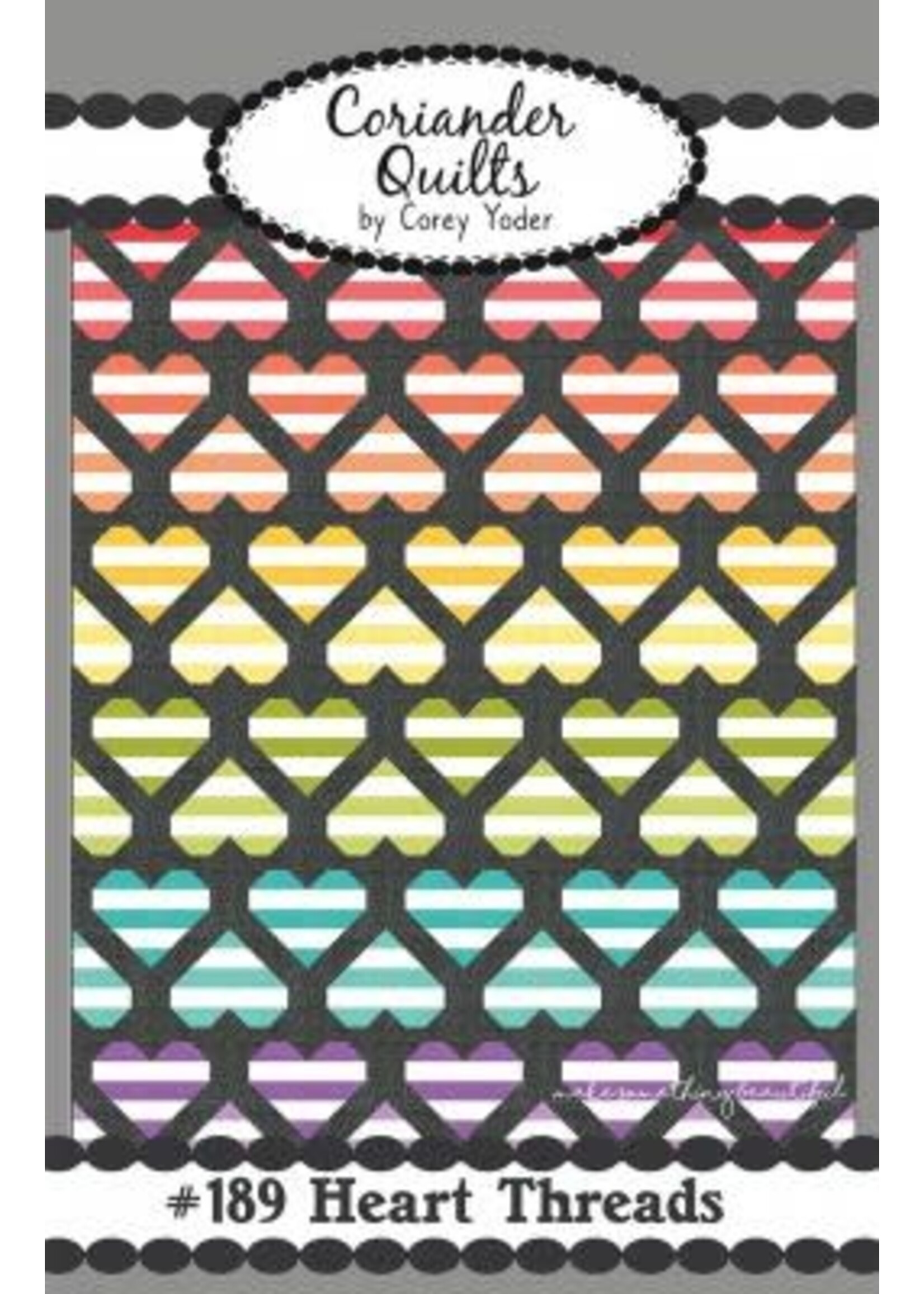 Cluck Cluck Sew Heart Threads Quilt Pattern