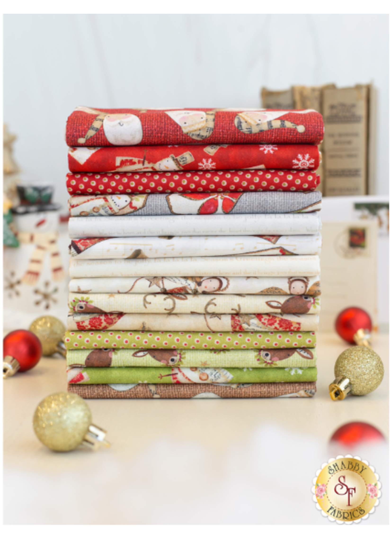 Benertex White Christmas Fat Quarter Bundle