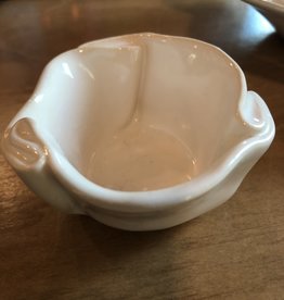 Hilborn Pottery Guacamole Bowl 5” x 3” Pottery White