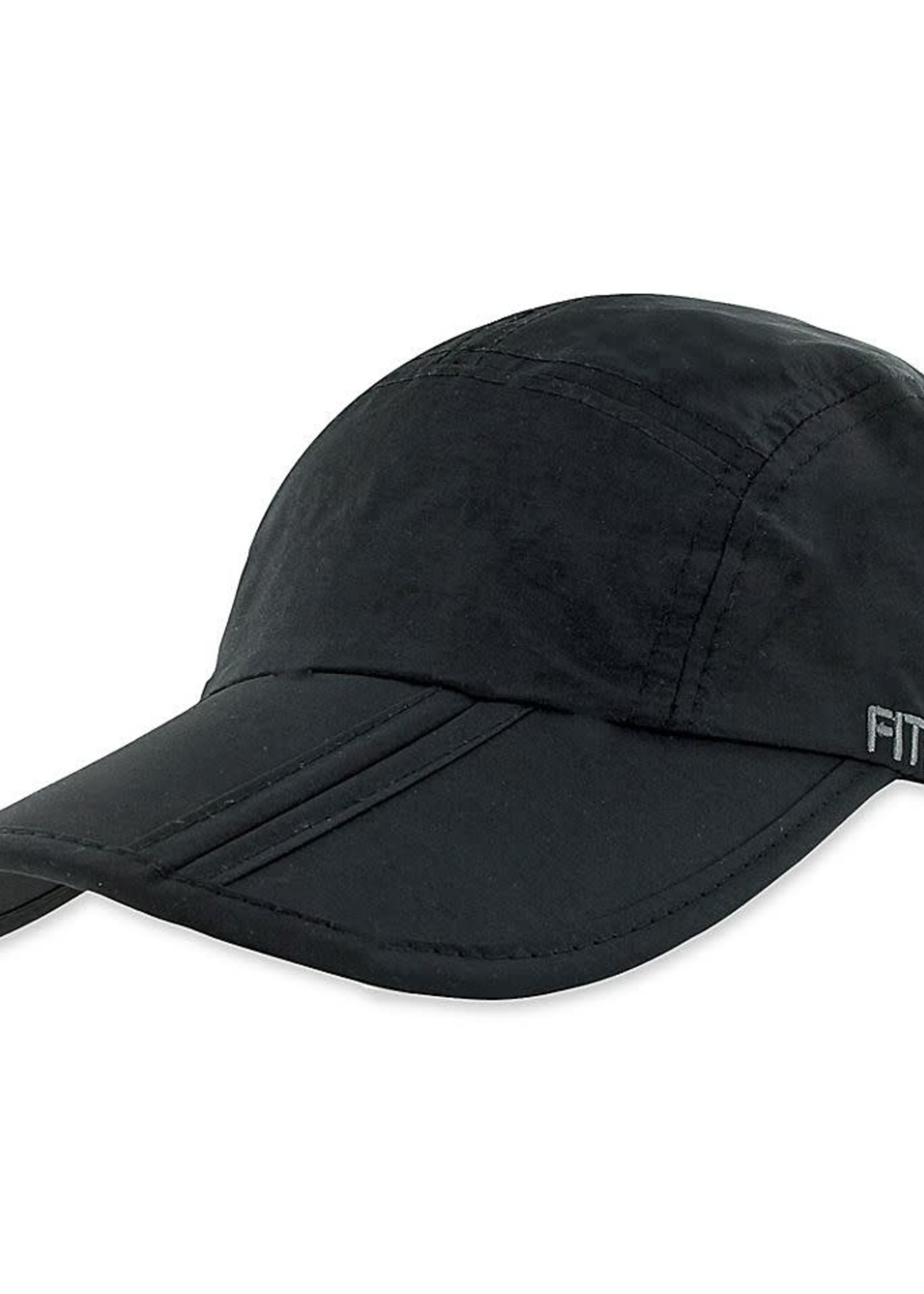 Fitkicks Folding Adjustable Cap UPF 50+ Black