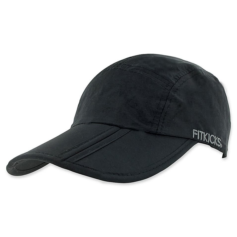 FITKICKS Folding Cap- Black – Harrison Outfitters