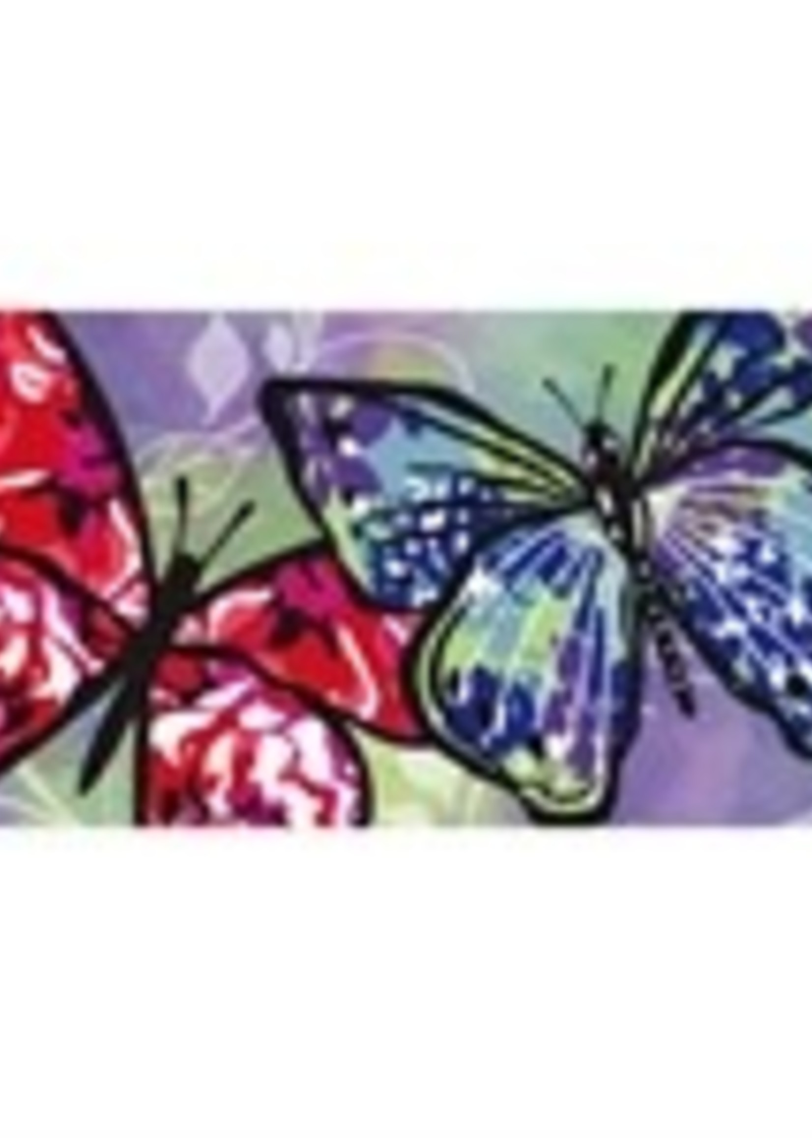 Painted Butterfly Switch Mat Insert