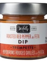 Wildly Delicious Roasted Red Pepper and Feta Dip