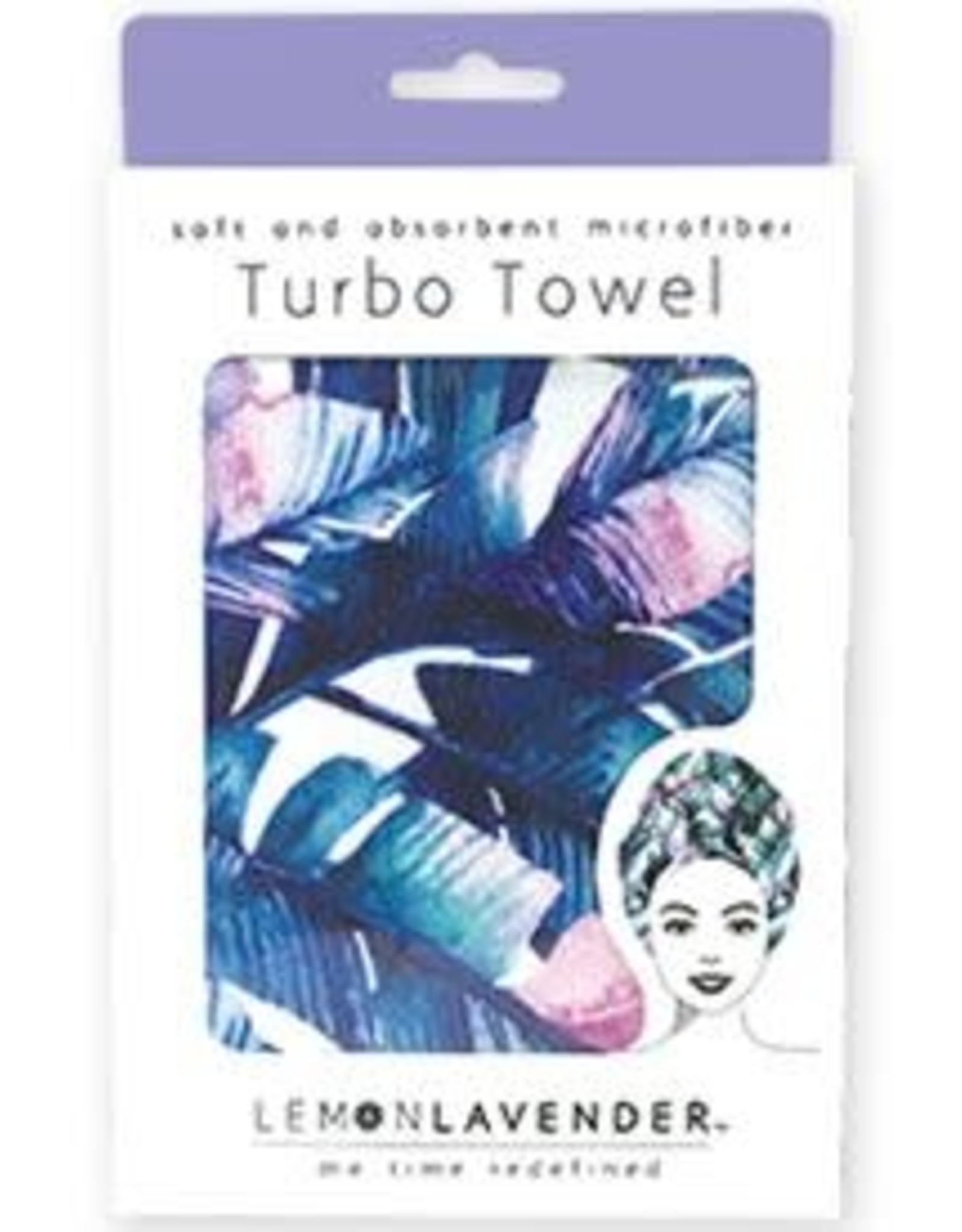 Lemon Lavender Turban Towel