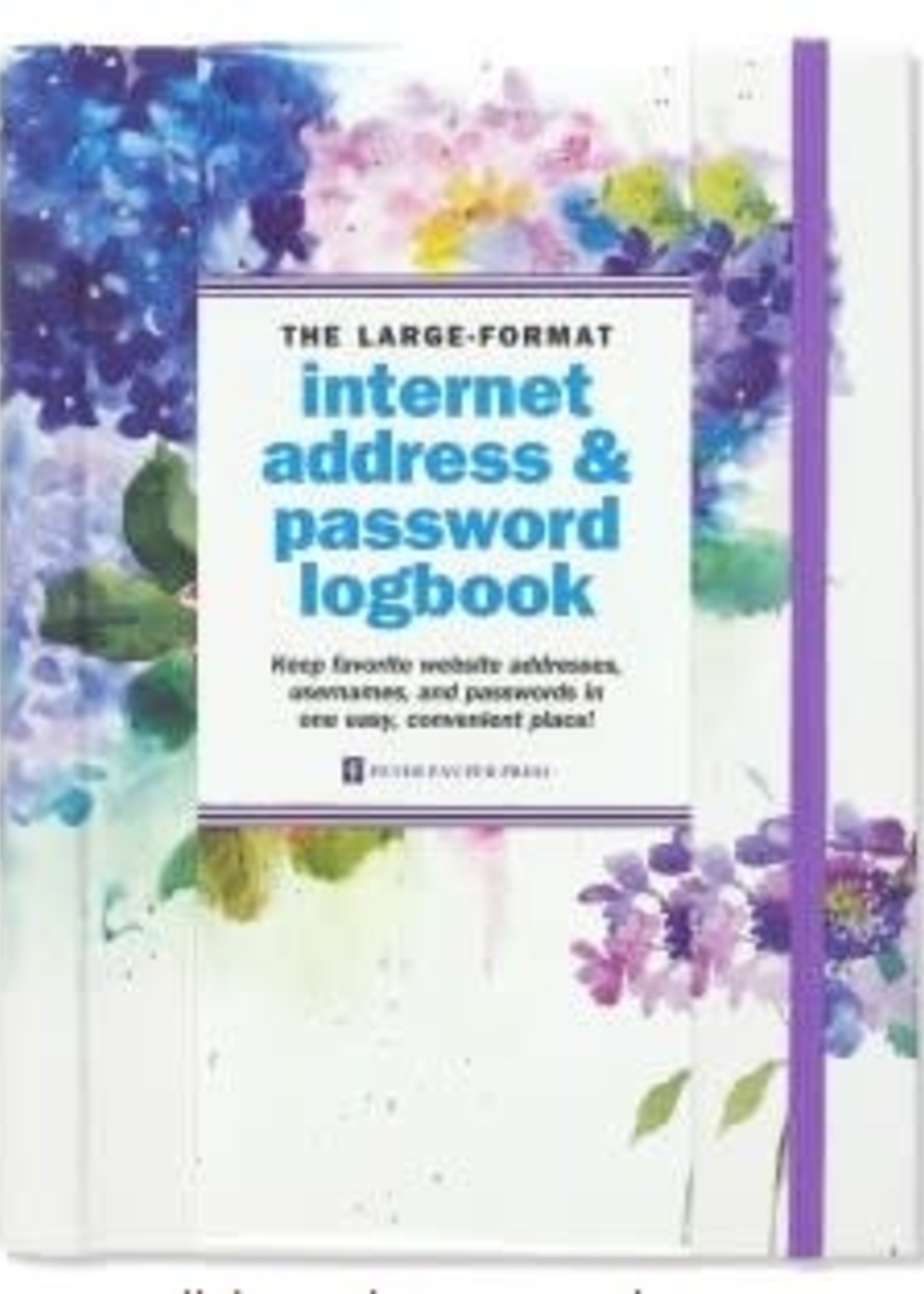 Hydrangeas Internet Log Book Large