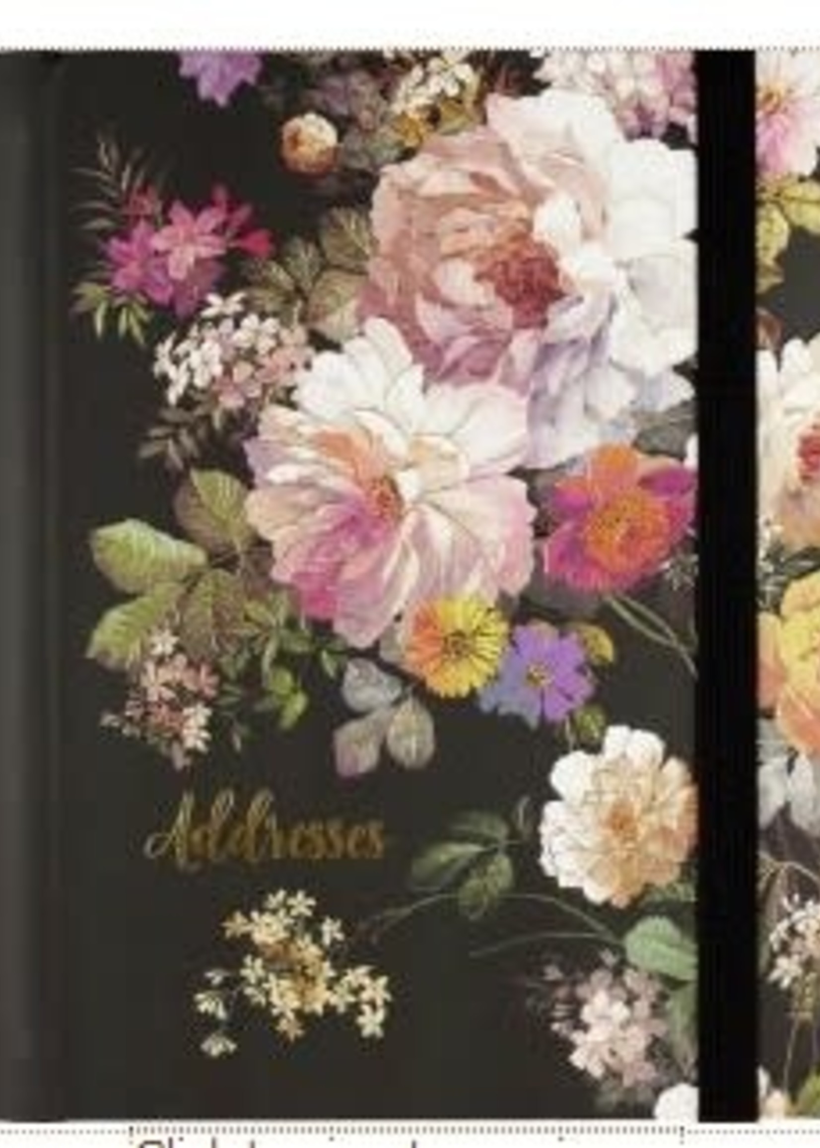 Adress Book Midnight Floral Large
