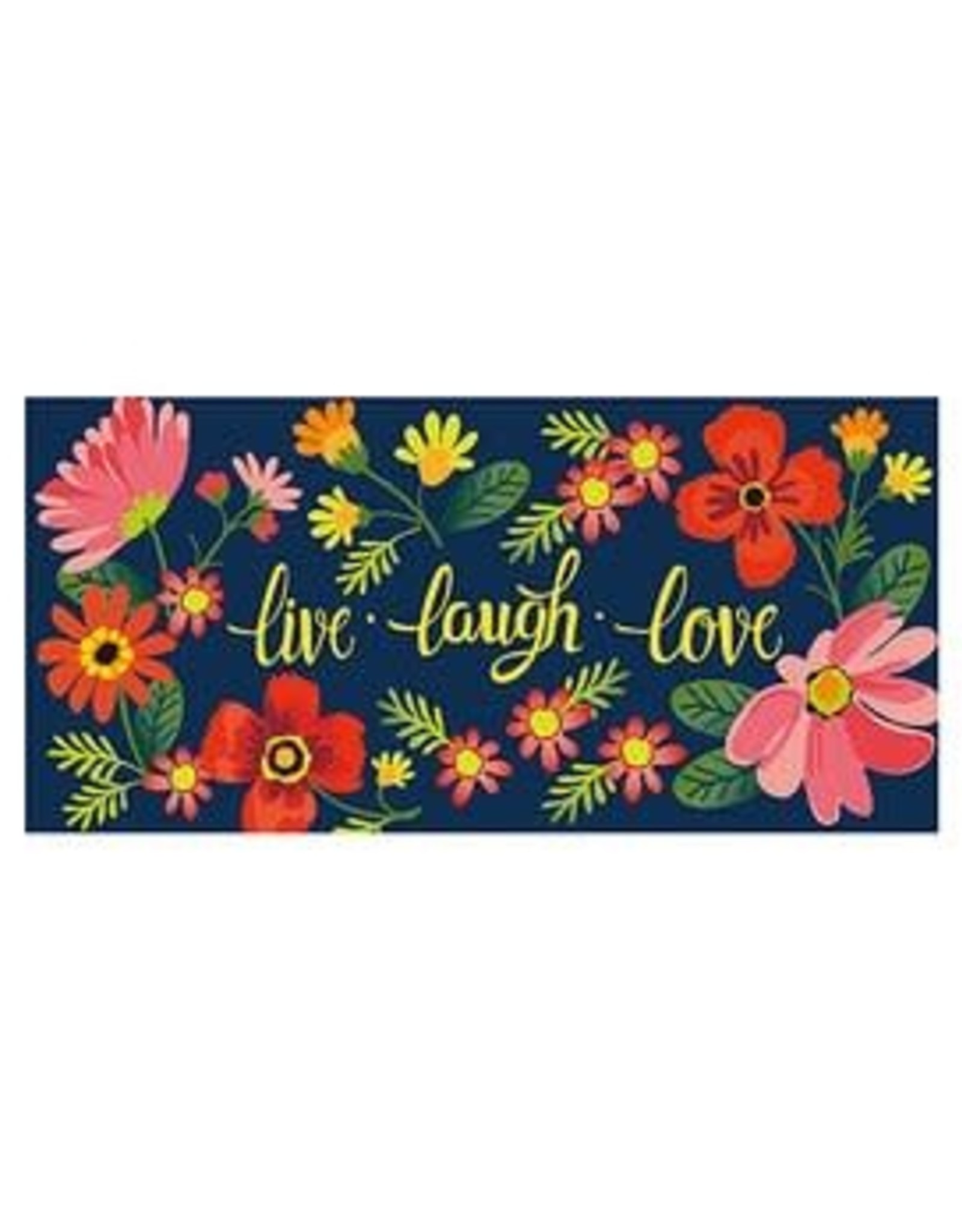 Live Laugh Love Floral Sassafras Switch Mat