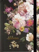 Address Book Midnight Floral