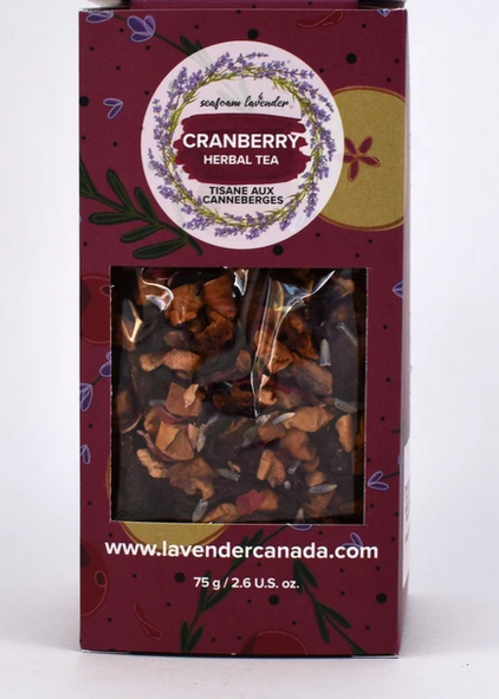 Seafoam & Lavender Cranberry Loose Leaf Tea  75 g