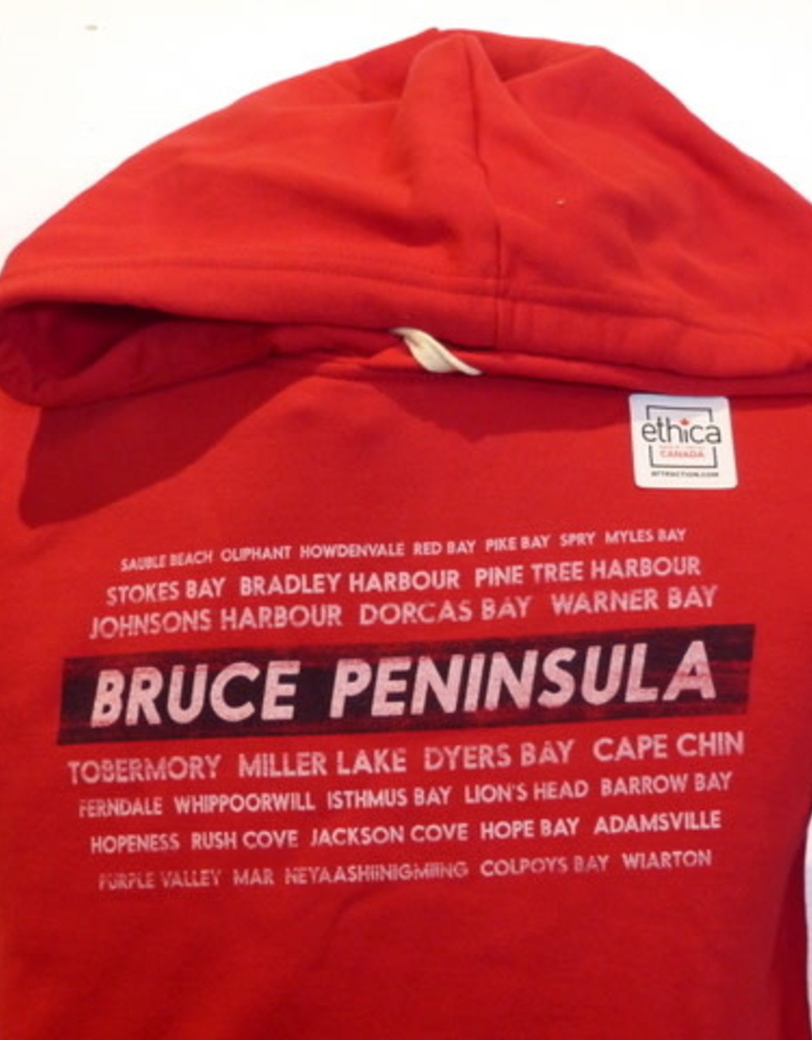 Attraction Bruce Peninsula Canadian Made Unisex Hoodie