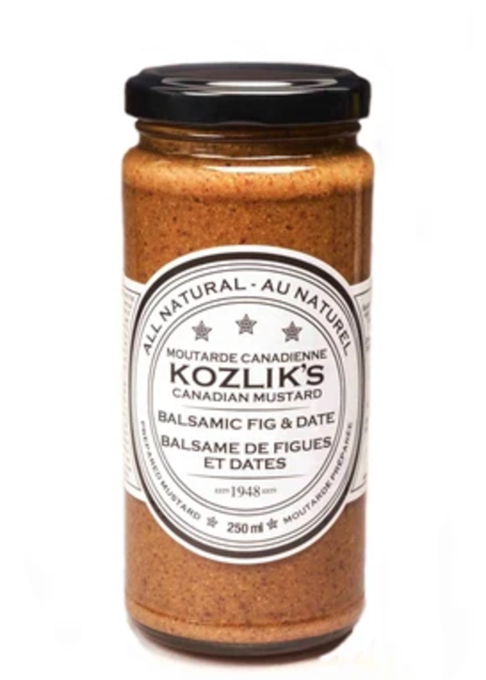 Kozlik's Balsamic Fig & Dates Mustard