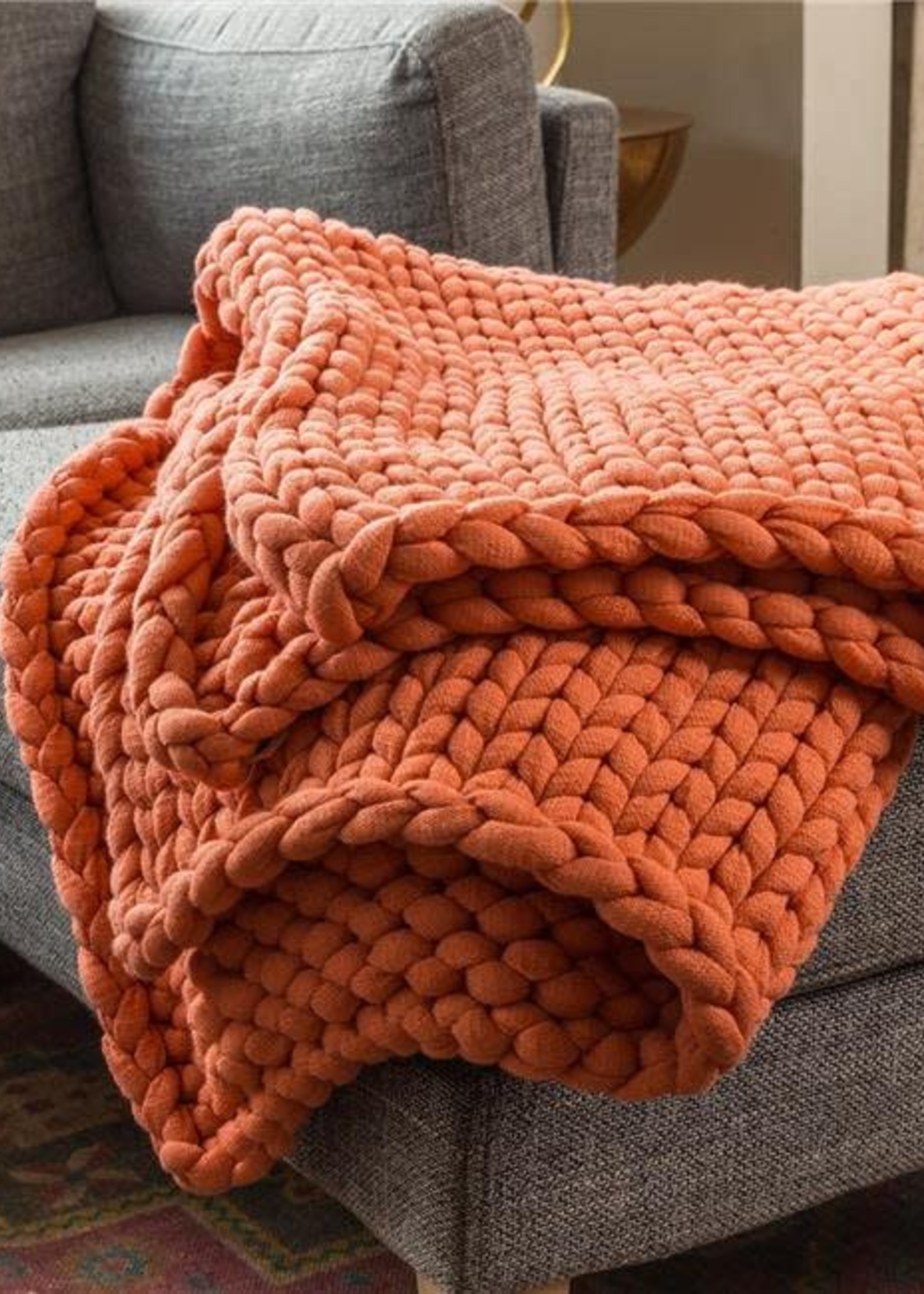 American Heritage Textiles Chunky Knit Throw