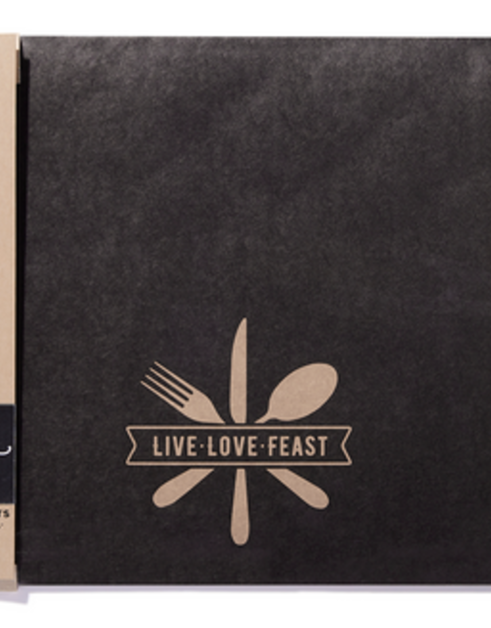 Be Our Guest Paper Placemats, Live, Love, Feast, Pkg of 25