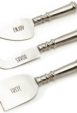 Be Our Guest Cheese Knife Set of 3 Stainless Steel