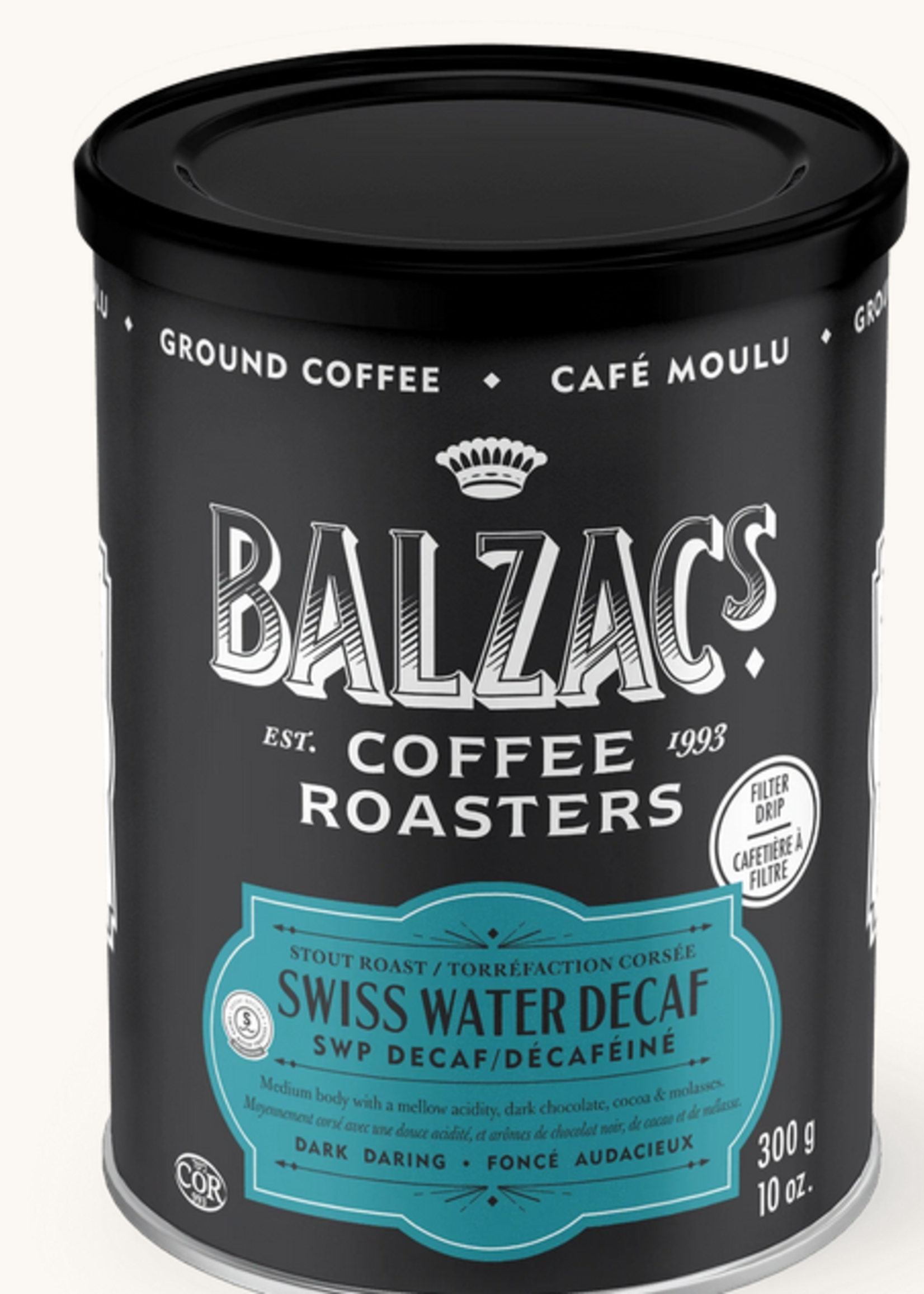 Balzac's Coffee Balzac's Swiss Water Decaf - Ground Swiss Water Decaf - Ground