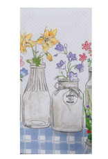 Vase and Floral Dual Purpose Towel