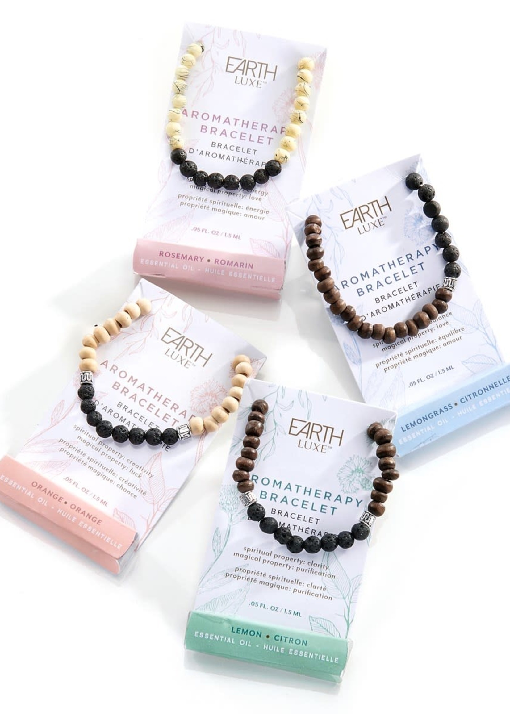 Gift Craft Earth Luxe Aromatherapy Bracelet & Essential Oil