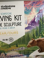 soapstone creative Bear soapstone carving kit