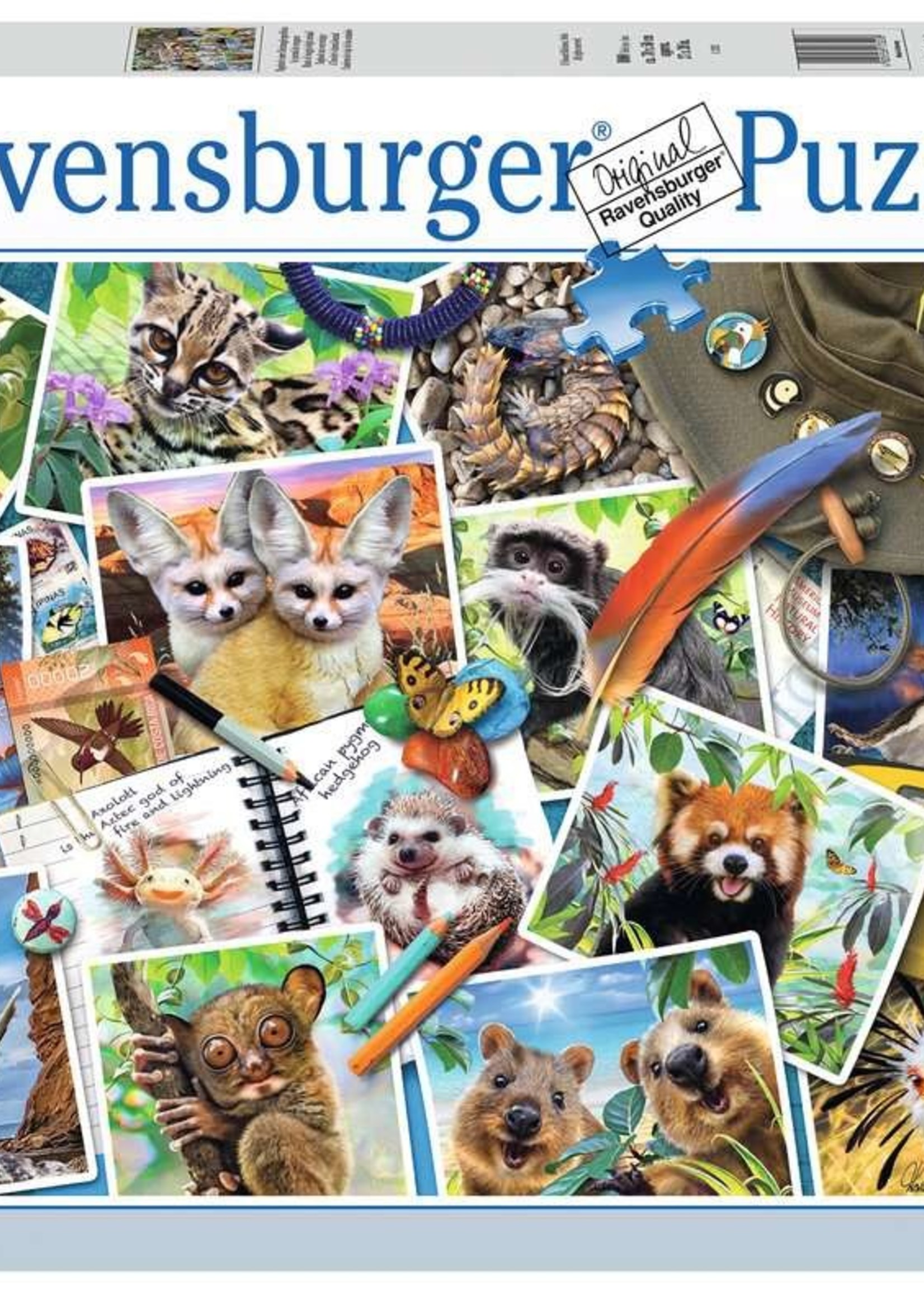 Ravensburger A Traveler's Animal Journal 1000 pcs puzzle