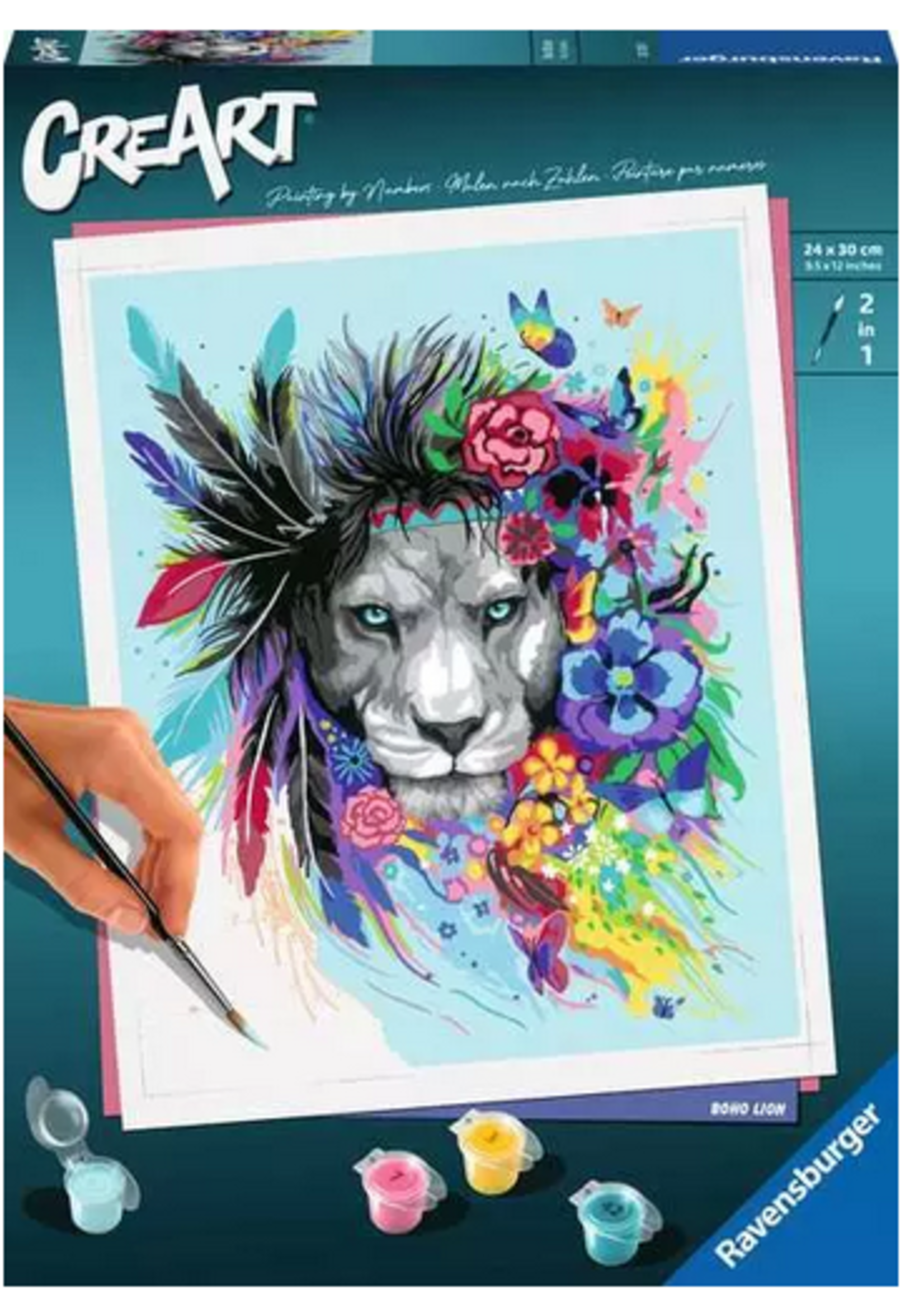 Creart Boho Lion Paint By Number
