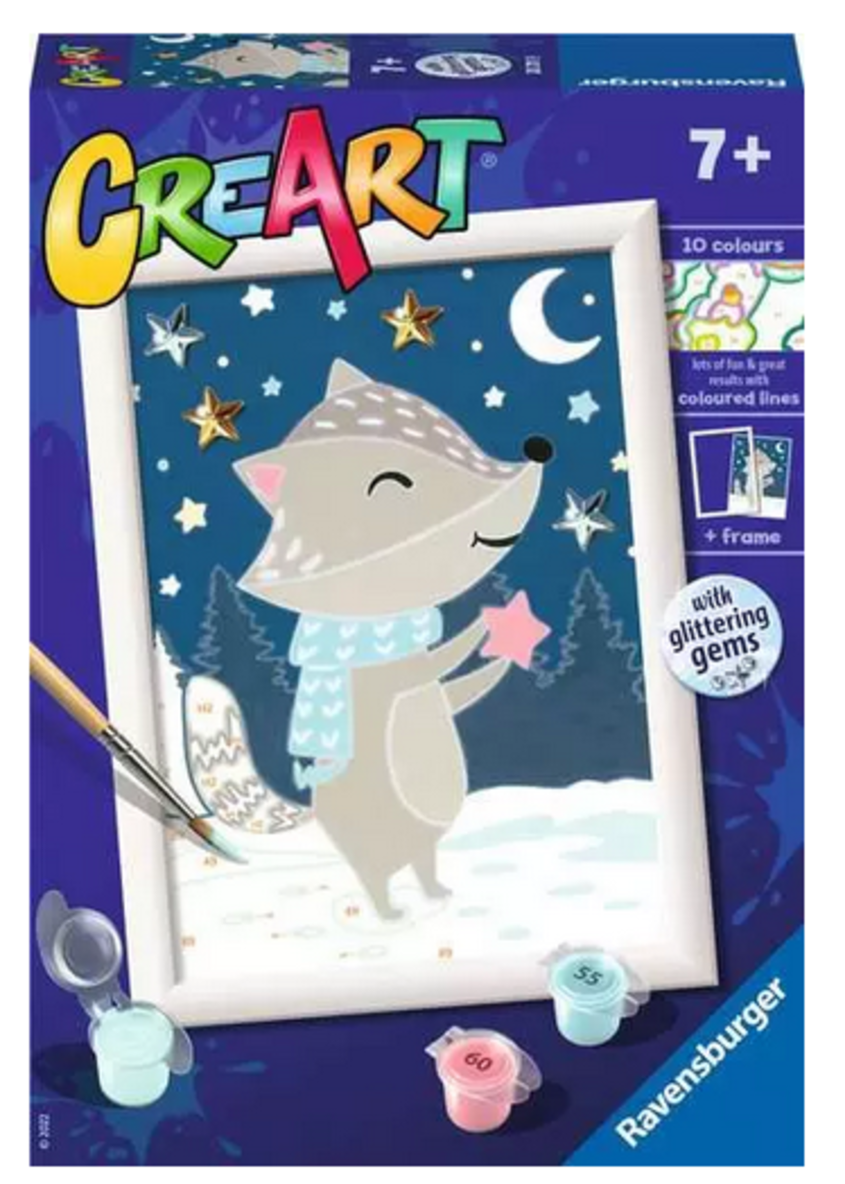 Creart Cute Badger Paint By Number