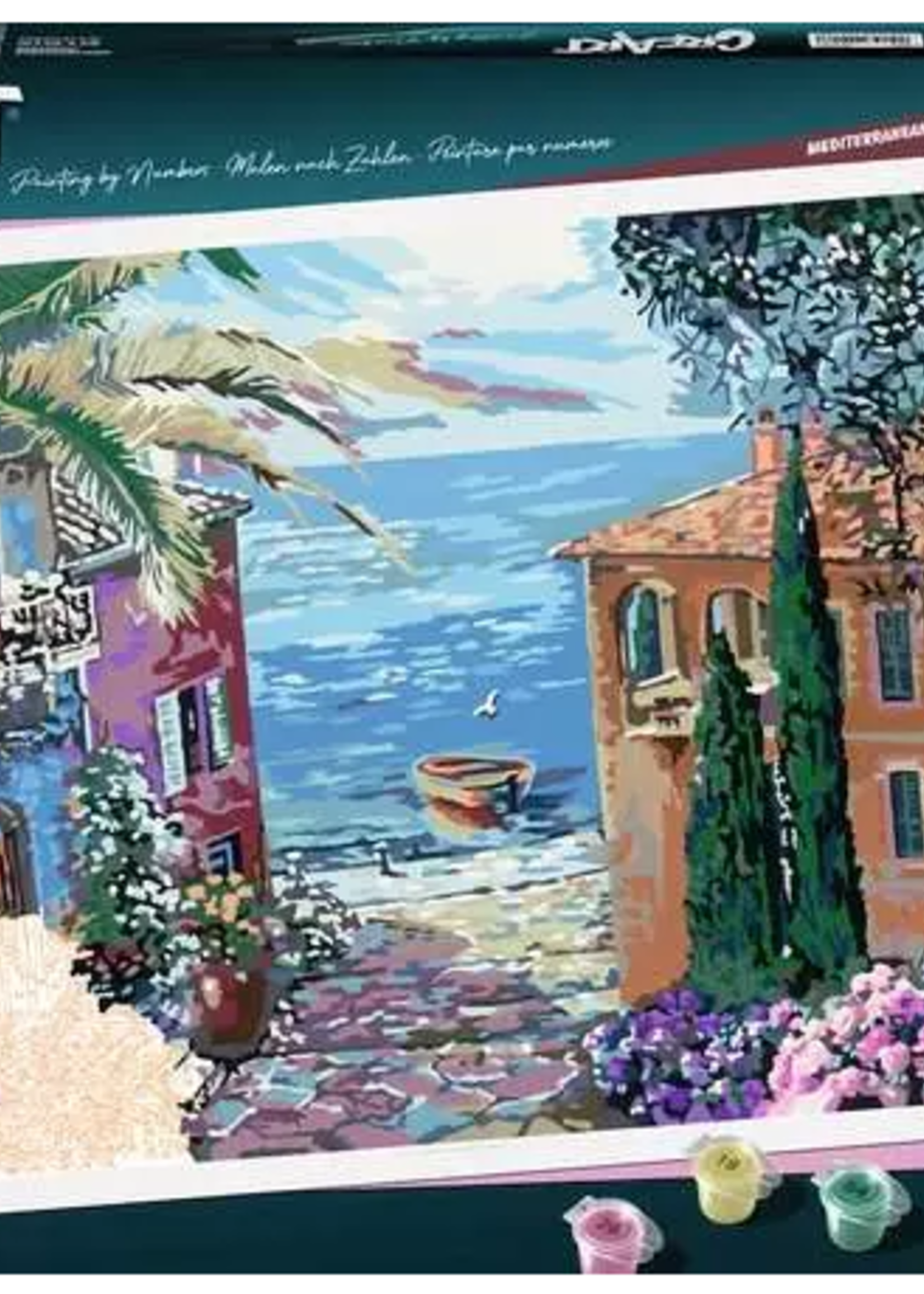 Creart Mediterranean Landscape paint by number