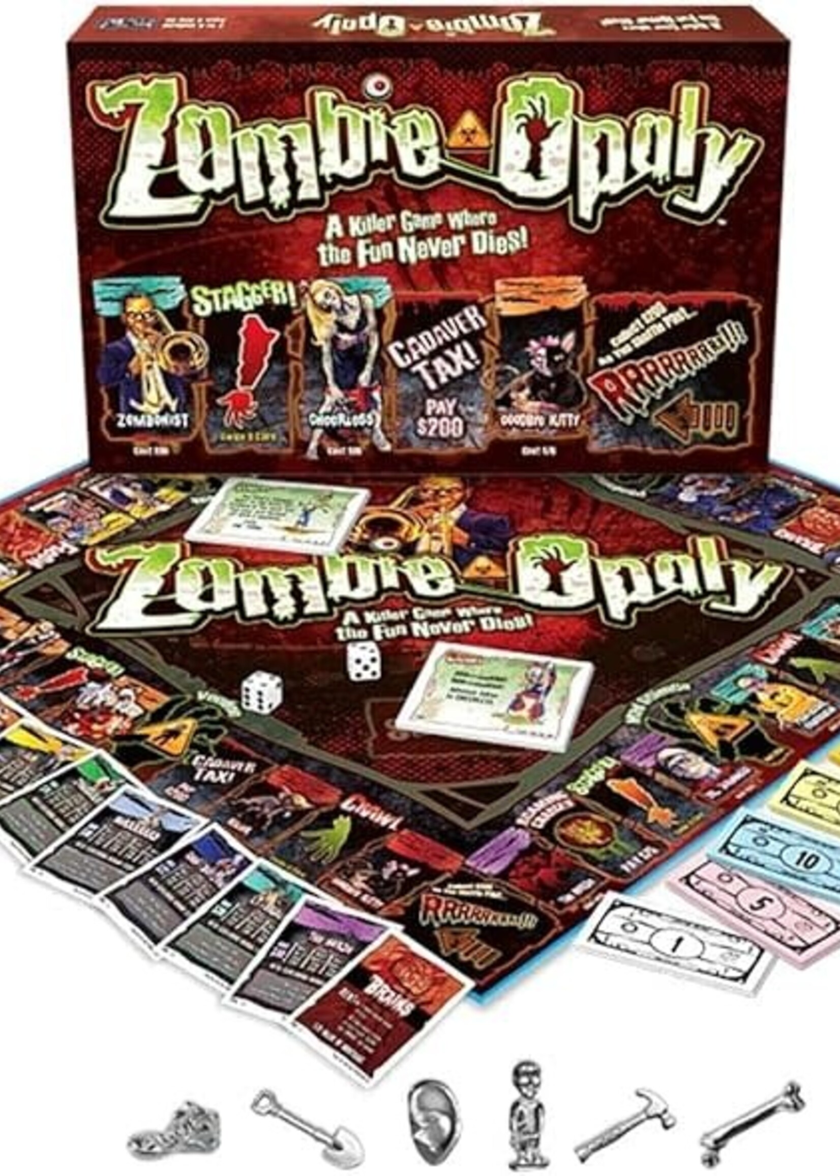 Late for the sky Zombie opoly