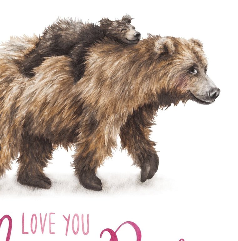 Citrus Bunn Card: Love you Mama Bear