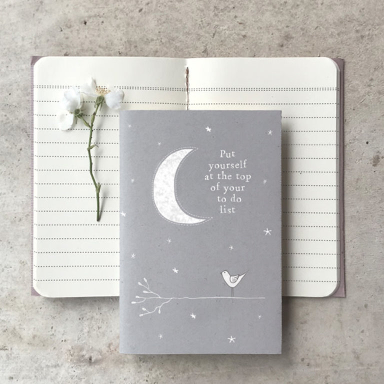 East of India Small lined notebook; Put yourself at the top of your to do list