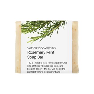 Saltspring Soapworks Rosemary Mint Soap Bar 120g