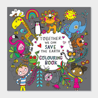 Rachel Ellen Designs Together we can save the earth colouring book Rachel Ellen Designs Together we can save the earth colouring book