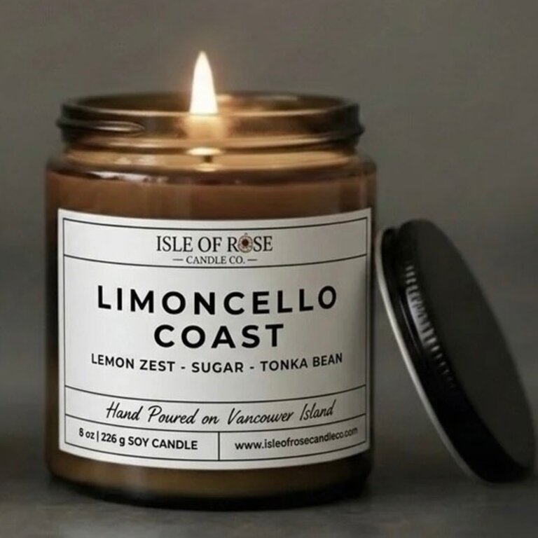 Isle of Rose Candle Co. Limoncello Coast 8oz Soy candle