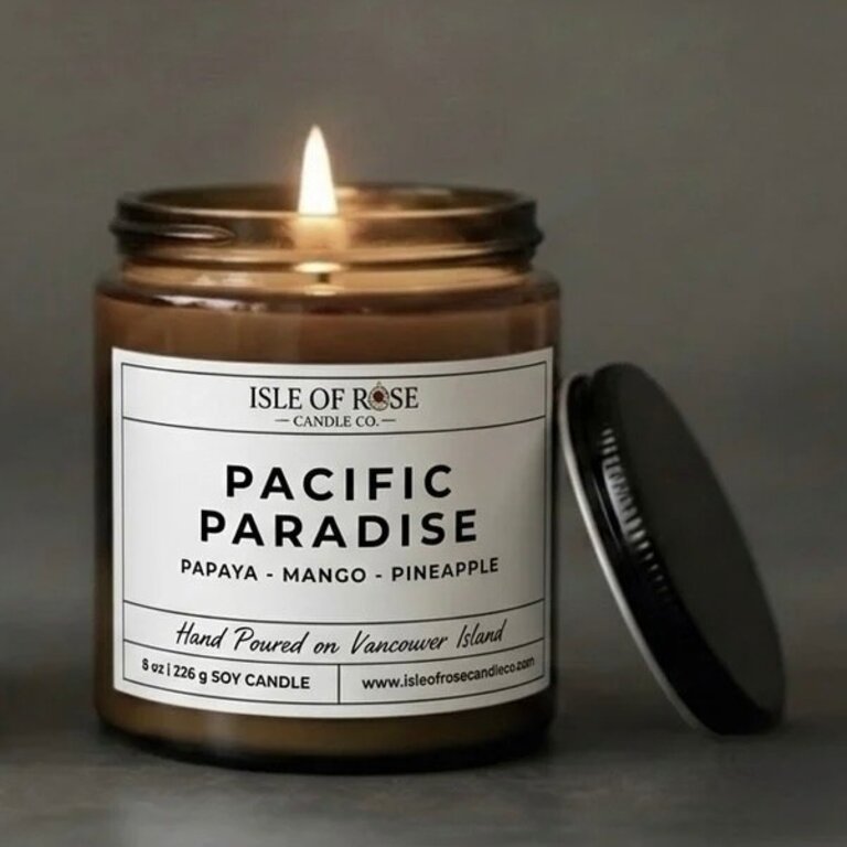 Isle of Rose Candle Co. Pacific Paradise 8oz Soy candle