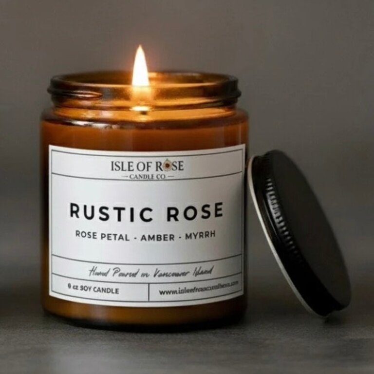 Isle of Rose Candle Co. Rustic Rose 8oz Soy candle