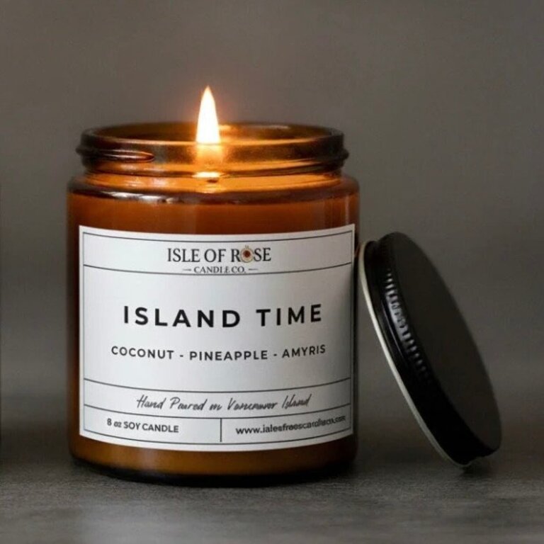 Isle of Rose Candle Co. Island Time 8oz Soy candle