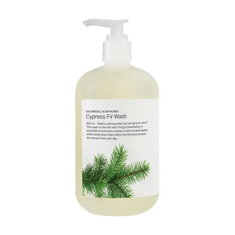Saltspring Soapworks Cypress Fir hand & body wash 500ml