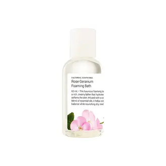 Saltspring Soapworks Rose Geranium Foaming bath 60ml