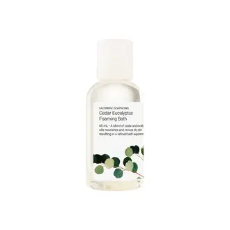 Saltspring Soapworks Cedar Eucalyptus Bubble Bath, 60ml travel size