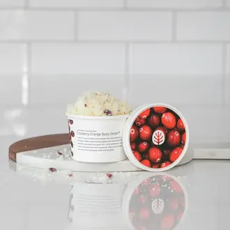 Saltspring Soapworks Cranberry Orange body gelato 240g