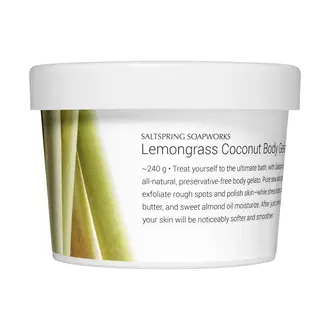 Saltspring Soapworks Lemongrass Coconut Body Gelato 240g