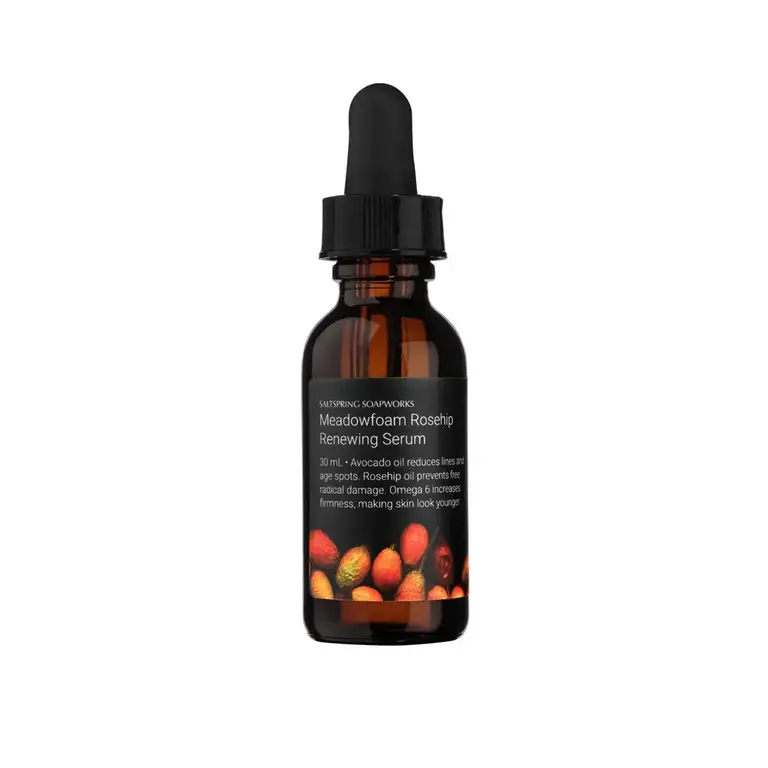 Saltspring Soapworks Meadowfoam Rosehip Renewing Serum 30ml