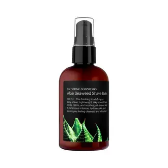Saltspring Soapworks Aloe Seaweed Shave Balm, 125ml