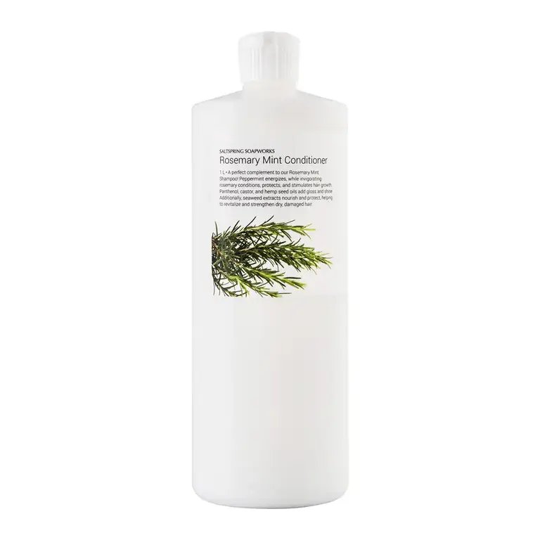 Saltspring Soapworks Rosemary Mint Conditioner 1 Litre bottle with pump