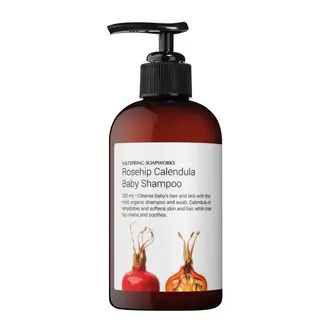 Saltspring Soapworks Rosehip Calendula baby shampoo 250ml