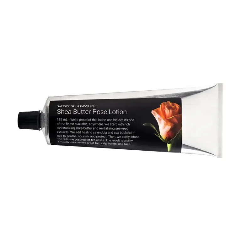 Saltspring Soapworks Shea Butter Rose lotion 115ml