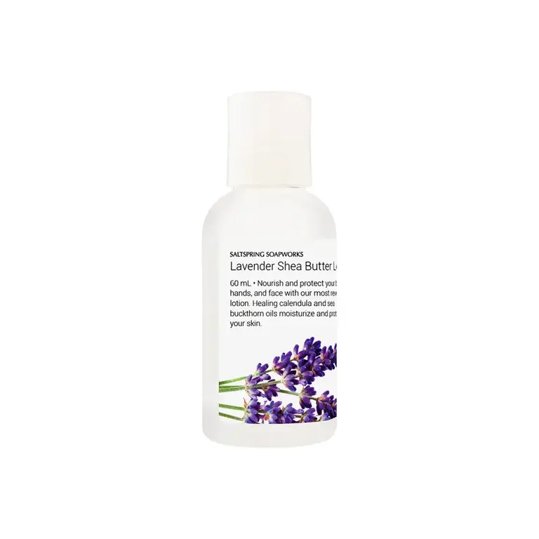Saltspring Soapworks Lavender Shea Butter Lotion 60ml