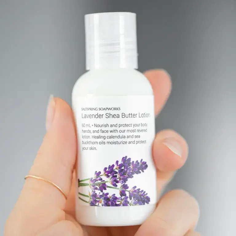 Saltspring Soapworks Lavender Shea Butter Lotion 60ml