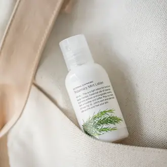 Saltspring Soapworks Rosemary mint lotion 60ml travel size