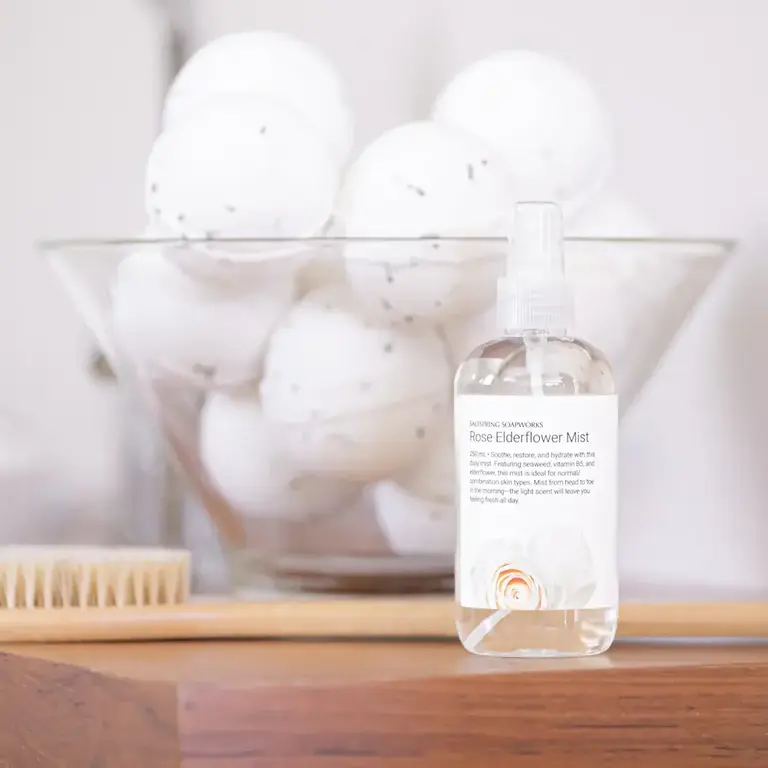 Saltspring Soapworks Rose Elderflower Mist 250ml