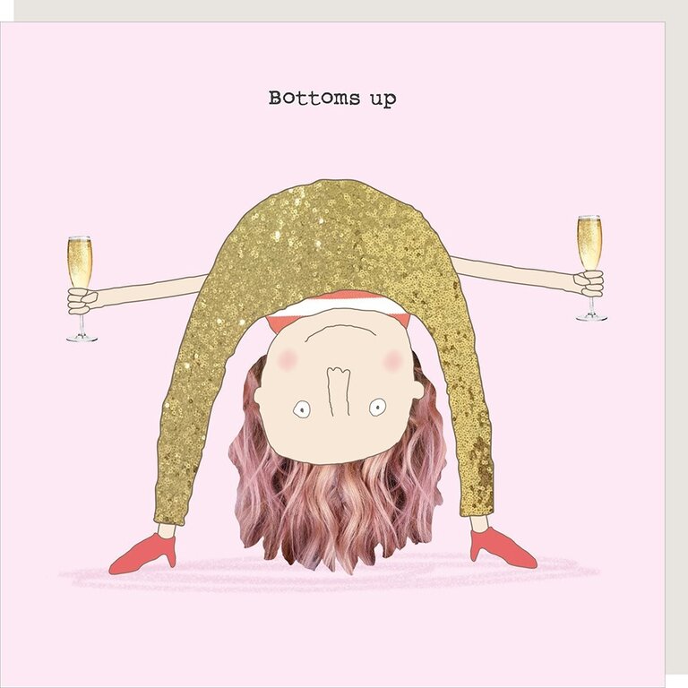 Rosie made a thing Card ~ Bottoms up
